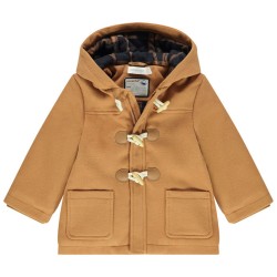 Manteau style duffle coat à capuche bébé garçon