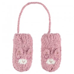 Moufles en tricot doux bébé fille