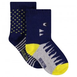 Lot de 2 paires de chaussettes bébé garçon