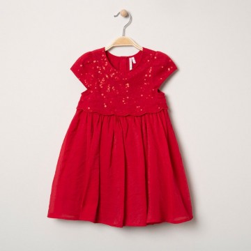 Robe manches courtes bébé fille