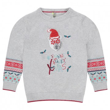 Pull en tricot de Noël garçon