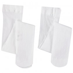 Lot de 2 collants fins bébé fille