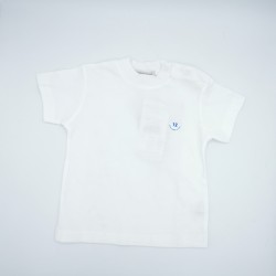 Tee-shirt Blanc bébé mixte