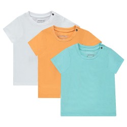 Lot de 3 tee-shirts manches courtes en jersey bébé garçon