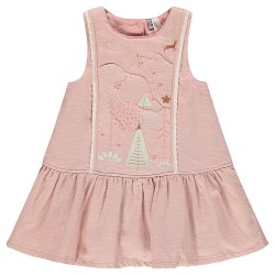 Robe en coton à pois bébé fille