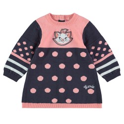 Robe en tricot "Marie Aristochats" bébé fille