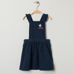 Robe à bretelles volantées bébé fille