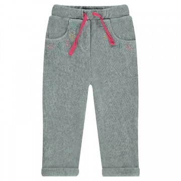 Pantalon de jogging en velours côtelés bébé fille