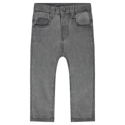 Pantalon en molleton effet denim bébé garçon