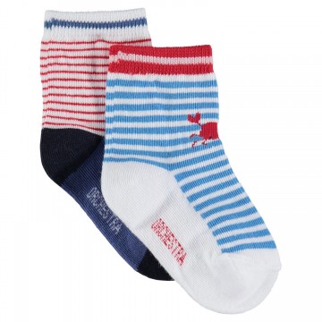 Lot de 2 paires de chaussettes bébé garçon