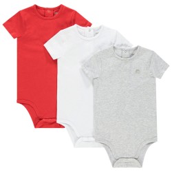 Lot de 3 bodies manches courtes bébé garçon