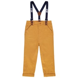 Pantalon droit à bretelles bébé garçon