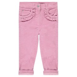 Pantalon velours milleraies doublé polaire bébé fille