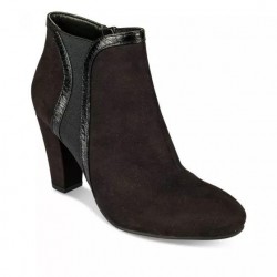 Boots textile velours femme