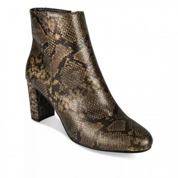 Boots imitation serpent femme