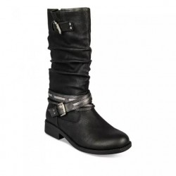 Bottes plissées femme