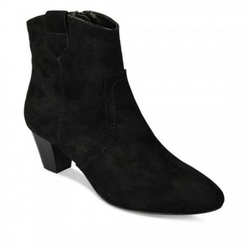 Boots textile velours femme