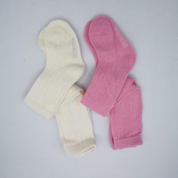 Lot de 2 paires de collants bébé fille