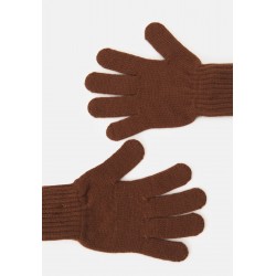 Gants en tricot fille