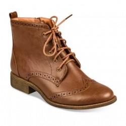 Bottines marron femme