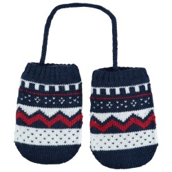 Moufles en tricot doublés sherpa bébé garçon