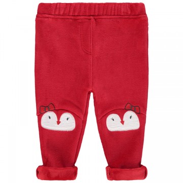 Pantalon en velours doublé sherpa bébé fille