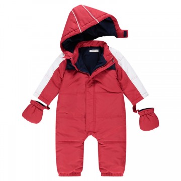 Combi-pilote de ski imperméable doublée micropolaire bébé garçon