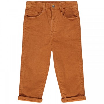 Pantalon en velours milleraies doublé jersey bébé garçon