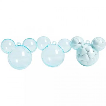 Lot de 3 boules forme Mickey/Minnie