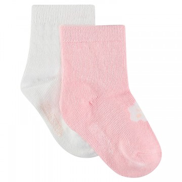 Lot de 2 paires de chaussettes bébé fille