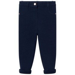 Jegging uni bleu marine bébé fille