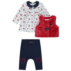 Ensemble 3 pièces "Minnie" bébé fille