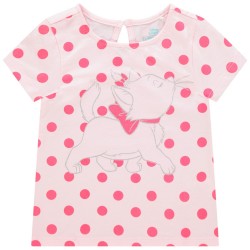 Tee-shirt manches courtes "Marie Aristochats" bébé fille