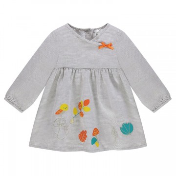 Robe en coton fantaisie bébé fille