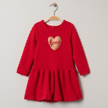 Robe manches longues bébé fille