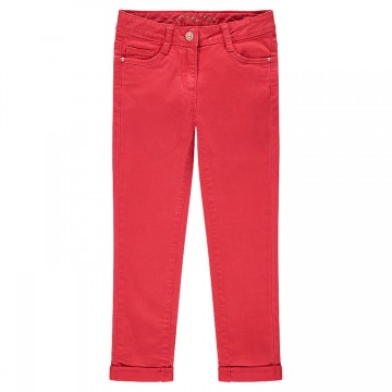 Pantalon slim en twill fille