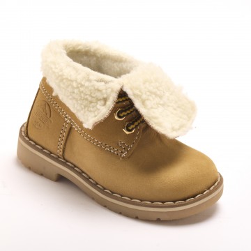 Bottines en cuir nubuck bébé garçon