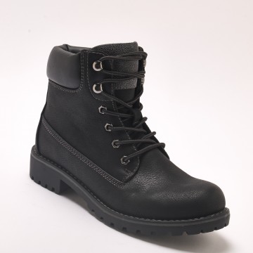 Bottines en cuir nubuck femme