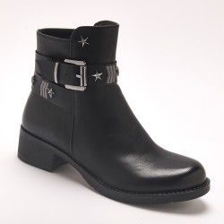 Boots avec sangle femme