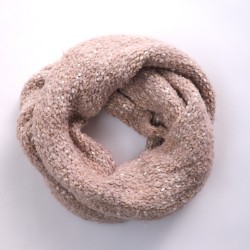 Snood maille chinée