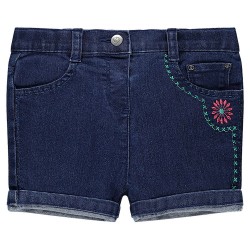 Short denim bébé fille