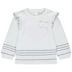 Pull en tricot bébé fille