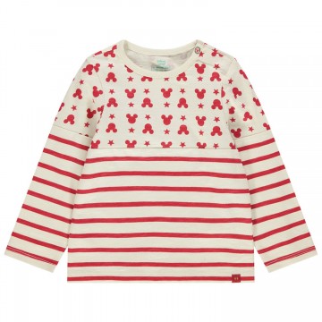 Tee-shirt en coton bio "Mickey"  bébé mixte