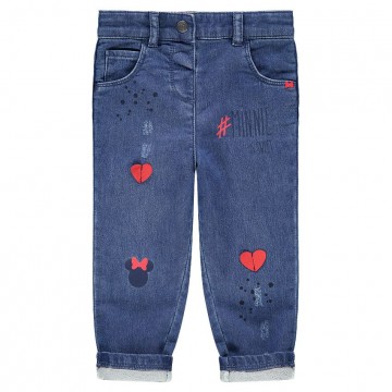 Jeans effet used "Minnie" bébé fille