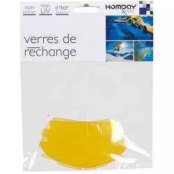 Verre de rechange pour masque de plongée