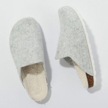 Chaussons mules fourrés