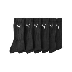 Mi-chaussettes sport - lot de 6 paires noires