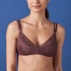 Soutien-gorge forme triangle bretelles repositionnables - sans armatures