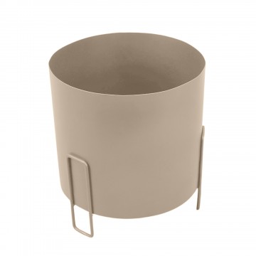 Pot en métal avec pieds hauteur 18.5 cm