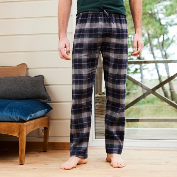 Pantalon pyjama flanelle carreaux